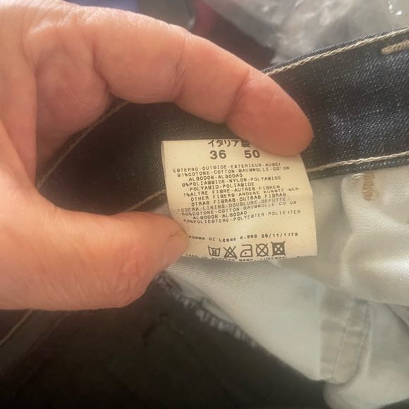 Vintage VERSACE blue jean with a LOGO JEANS - Picture 11 of 11